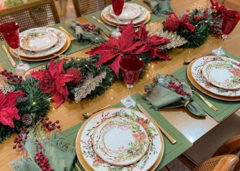Mesa Posta de Natal Simples e Barata