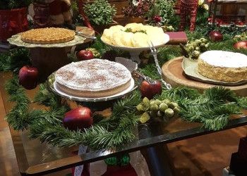 Mesa de natal Comidas