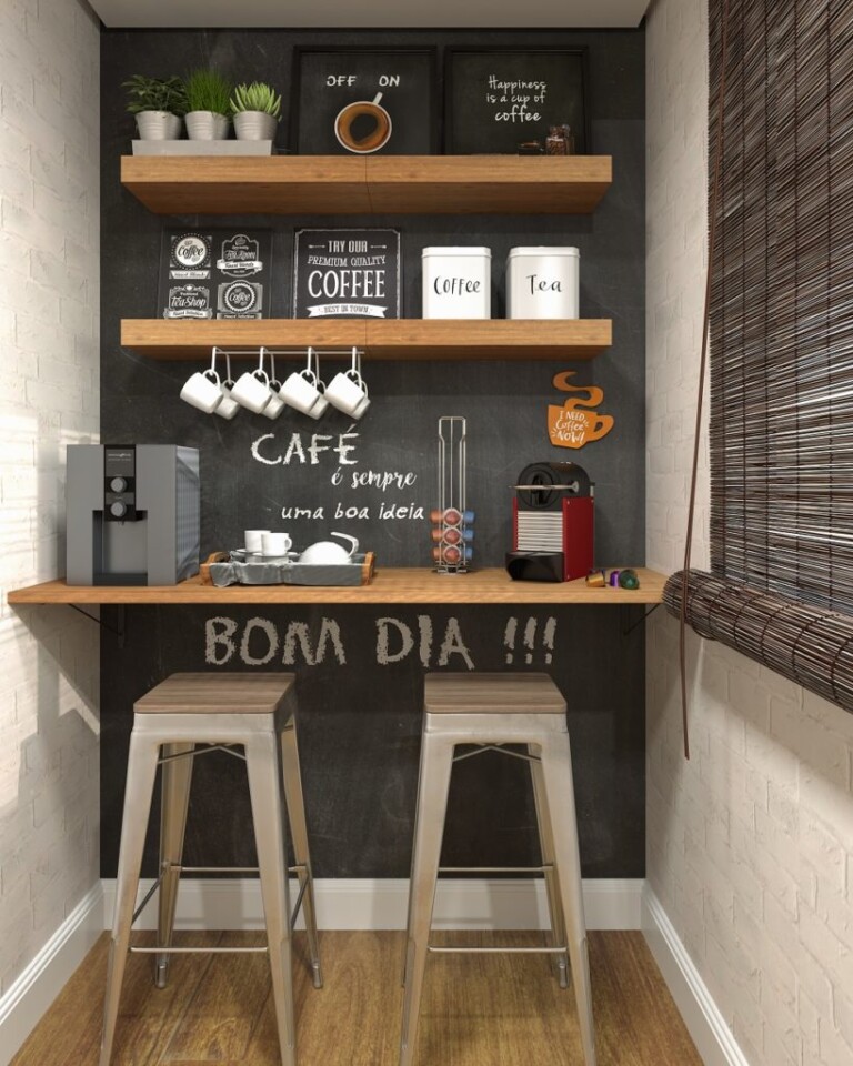 Cantinho do café na bancada da cozinha: saiba tudo!