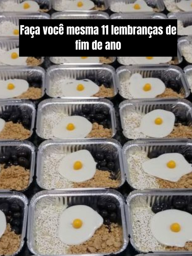 Faça você mesma 11 lembranças de fim de ano