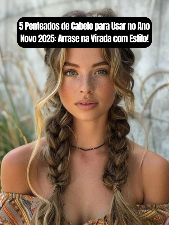 5 Penteados de Cabelo para Usar no Ano Novo 2025: Arrase na Virada com Estilo!