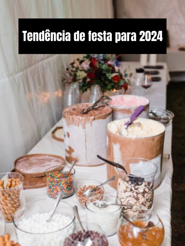Tendência de festa para 2024